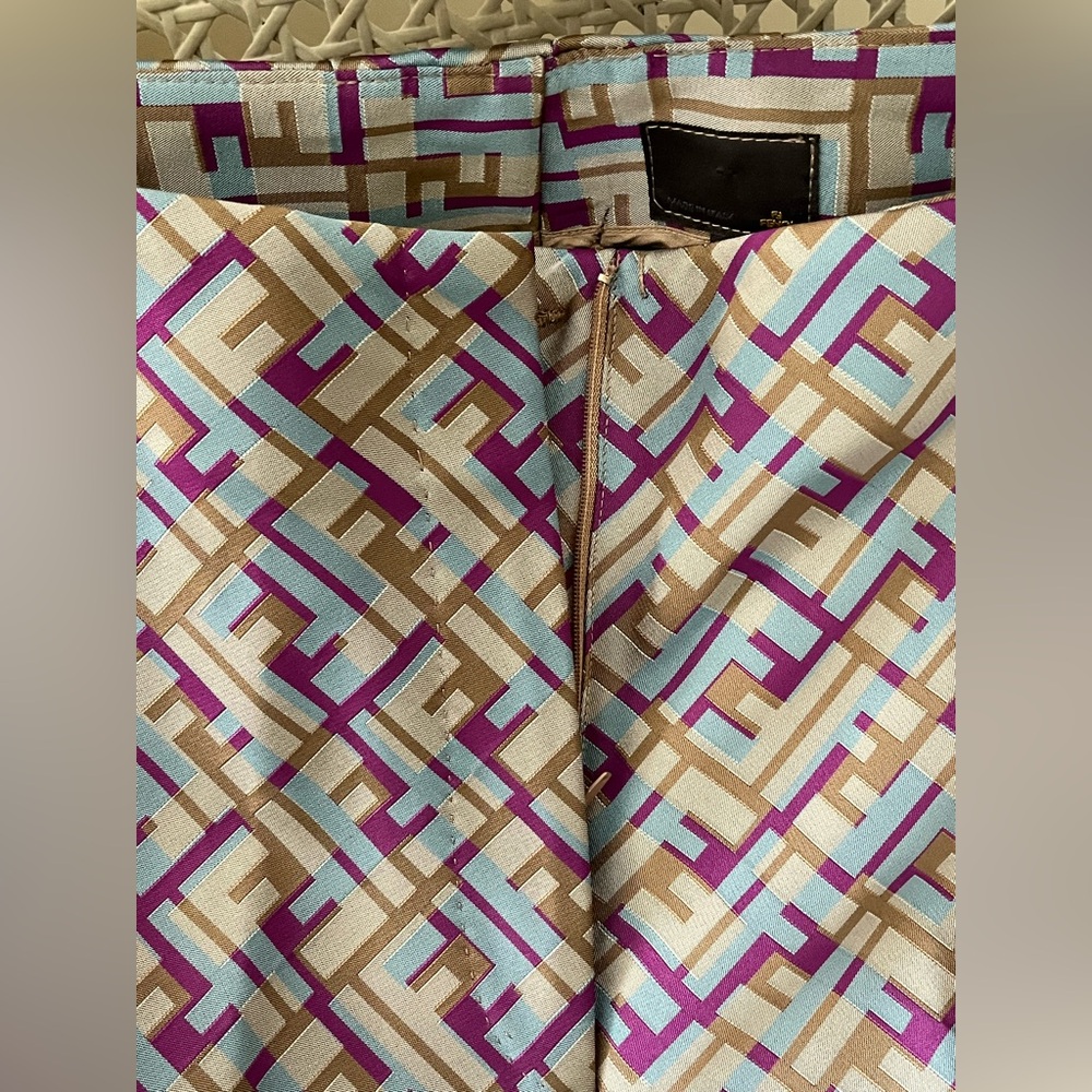 Fendi Multicolor Patterned Fabric - Picture 3 of 5